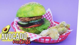 Das LECKERSTE Avocado Menü I Burger amp Pommes Rezept [upl. by Kathe]