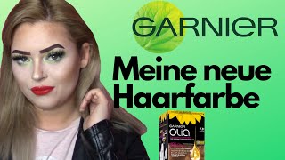 Drogerie Haarfarbe  Warum ich keine Blondine mehr sein möchte  Meine neue Haarfarbe mit Garnier [upl. by Gellman]