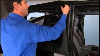 2013 Jeep Wrangler  Soft Top  Quarter Window Removal [upl. by Hentrich]