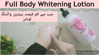 Full Body Whitening LotionBest whitening lotion for All Skin TypesUnder 450rsAmra javed [upl. by Ardnasac]