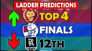 2024 AFL REST OF SEASON LADDER PREDICTIONS [upl. by Jillian352]