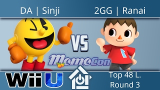 Momocon 2017  DA  Sinji PacMan vs 2GG  Ranai Villager  Smash 4 Top 48 L Round 3 [upl. by Anelrahc]