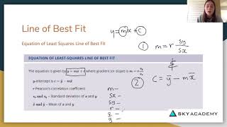 MS4 Bivariate Data Analysis 4 Line of Best Fit [upl. by Konrad921]