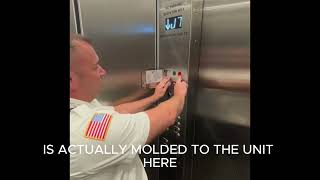 Newark Fire Dept 2024 ELEVATOR CONTROL [upl. by Attikin]