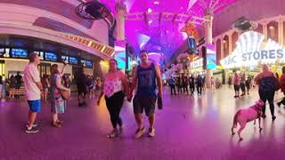 Las Vegas Downtown Freemont Street in 360 [upl. by Ambrose889]