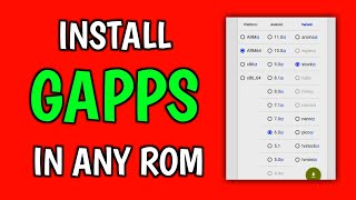 How to Install Gapps  How to Install Gapps After Installing Custom Rom  Gapps using Recovery 2021 [upl. by Larianna622]