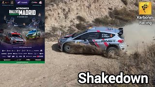 Shakedown Actronics Rallye Comunidad de Madrid 2024 rallye 2024 shakedown tierra karbonin [upl. by Vish]