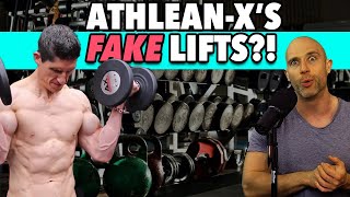 Does ATHLEANX Use FAKE WEIGHTS [upl. by Lugo]