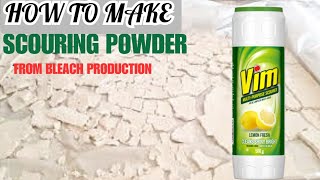 How to make Scouring Powder Vim from Bleach production [upl. by Ahsin]