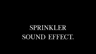 Energetic Water Sprinkler in Action Refreshing Outdoor Soundscape Sound Effect [upl. by Yvette692]