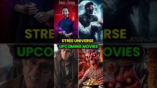 Maddock Supernatural Universe Upcoming Movies 🔥 stree2 stree shorts facts [upl. by Lluj]