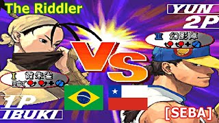 Street Fighter III 3rd Strike Fight for the Future  The Riddler vs SEBA FT5 [upl. by Anum]