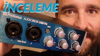 PRESONUS AUDIOBOX 96 USB  Ses kartı incelemesi ve pilot kayıt [upl. by Nroht]