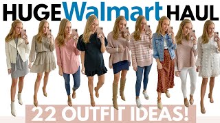 22 Walmart Outfits for Spring  HUGE Walmart Try on Haul Spring 2021 [upl. by Francesca]