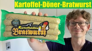 Kartoffel Döner Bratwurst im Test Aus der VoxShow in den Rewe  Geschmack Preis amp Nährwerte [upl. by Balsam]