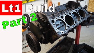 Lt1 engine build part 2 lt1 4thgenfbody [upl. by Kushner]