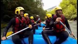 Rafting sur lIsère en Savoie avec franceraft [upl. by Rugg]