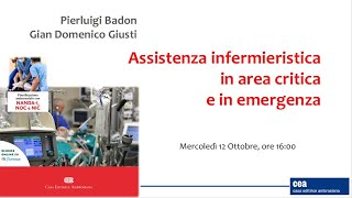 Webinar  Assistenza infermieristica in area critica e in emergenza [upl. by Navets]