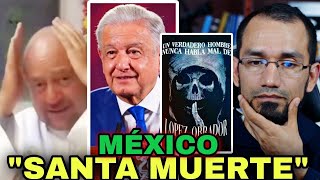 Sacerdote promueve 🔺quotSanta Muertequot 👉AMLO y camisetas 👉Sacerdote reacciona [upl. by Sheila]