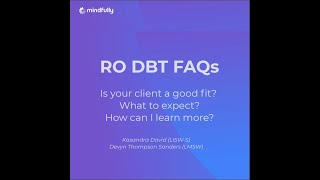 🌟 Curious about RO DBT 🌟 RO DBT can help many therapy clients mentalhealthsupport therapytalk [upl. by Sola]