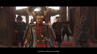 Ghost of Tsushima DEFEATING KOJIRO GAMEPLAY [upl. by Walburga]