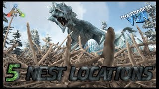 Ragnarok  FIVE Ice Wyvern NEST Locations [upl. by Eynaffit]