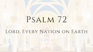 Psalm 72 Lord Every Nation recording and sheet music [upl. by Akselav]