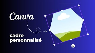 Comment créer et utiliser un Cadre personnalisé sur Canva [upl. by Indnahc209]