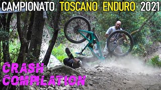 Campionato Toscano Enduro MTB  Livorno 2021  CRASH COMPILATION  MTB Abuse [upl. by Ocramed923]