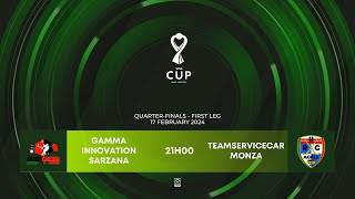 WSE Cup  Quarterfinals  1st leg  Gamma Innovation Sarzana ITA x TeamServiceCar Monza ITA [upl. by Erehs]