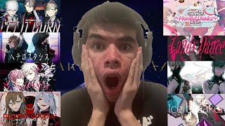 Reacting to Nijisanji JP Group ChroNoiR Original Songs amp Covers [upl. by Euh]