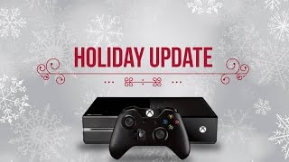 XBOX ONE  ATUALIZAÇÃO GIGANTE HOJE HOLIDAY UPDATE [upl. by Ettenoitna]