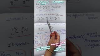 Isotopes isobars isotoneschemistrystructureofatomclass11 shorts iit neet [upl. by Alikam]