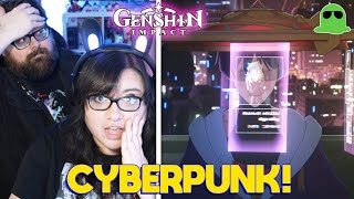 CYBERPUNK Genshin  PROGENITOR Albedo Ep 1 amp 2 DillonGoo x Genshin REACTION  Genshin Impact [upl. by Carlo]