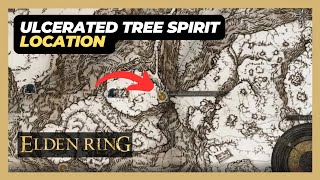 Ulcerated Tree Spirit Mountaintops of the Giants Boss Location  Elden Ring [upl. by Valiant]