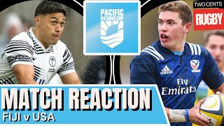 Fiji v USA Match Review  Pacific Nations Cup Rugby 2024 [upl. by Aimehs786]