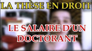 QUEL EST LE SALAIRE DUN DOCTORANT  Prof Jon [upl. by Modnar]