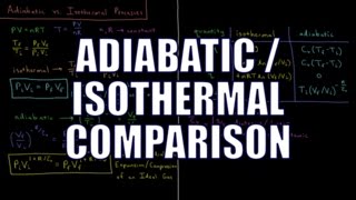 Chemical Thermodynamics 37  Adiabatic  Isothermal Comparison [upl. by Saul88]