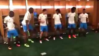 Jugadores de la Selección Colombia bailando Salsa Choque James Rodriguez Juan Guillermo Cuadrado [upl. by Annie566]