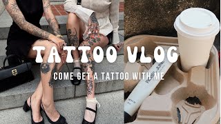 TATTOO VLOG  Come get tattoo with me cabin update amp more [upl. by Hsirrap]