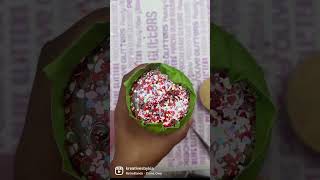 Making a Snow Globe Glass Can using Hearts on Fire glasscan minitutorial peachyoliveglitters [upl. by Nylyahs]