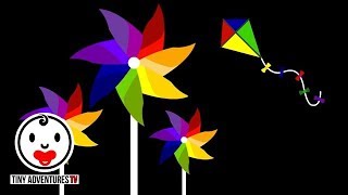 Baby Sensory  Colour Animation 7  Pinwheel  Infant Visual Stimulation [upl. by Asert]