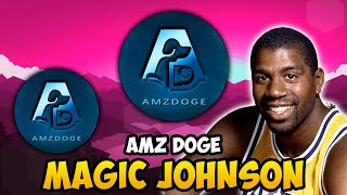 AMZDOGE  MAGIC JOHNSON amp NASDAQ PROMOTION AMZ DOGE NEWS amp UPDATES [upl. by Amyaj]