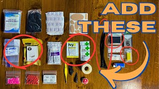 Updating My DIY Backpacking First Aid Kit AND Repair Kit [upl. by Aihsotal662]