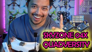 Skyzone sky04x v2 Quadversity  Better than Rapidfire on Digidapter Interference test [upl. by Marielle]