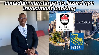 Canadian NonTarget to Lazard NYC Investment Banking Pt 1  Friday w Friends Ep 3 Neil Nahimana [upl. by Lemkul]