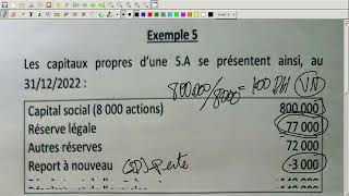 Comptabilité Des Sociétés Vidéo N 19  Exemple quotAffectation Des Bénéficesquot [upl. by Lleder]