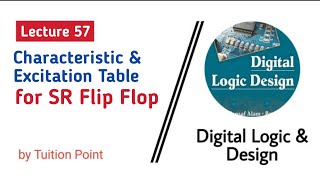 Characteristic and Excitation Table for SR Flip flop  Lecture 57 Digital Logic amp Design [upl. by Anez]