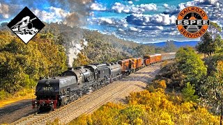 BeyerGarratt 6029 To Goulburn  Steam Trains Australia [upl. by Lraed]