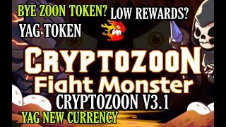 Cryptozoon 31 REWARDS YAG TOKEN INVESTMENT EARNING CHECK [upl. by Sill]